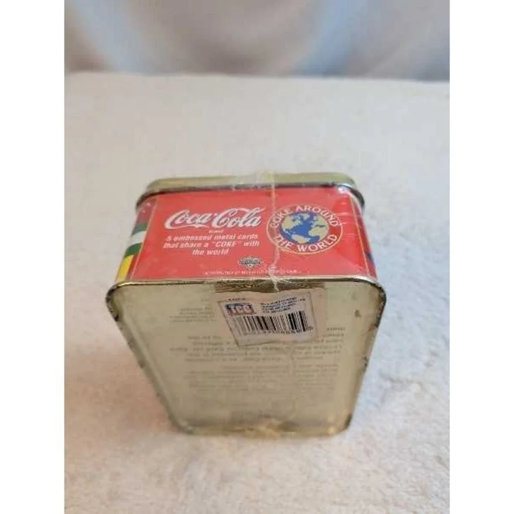 Coca-Cola Metal Collector Cards‎ Tin Cans Coke Around the World Limited Edition